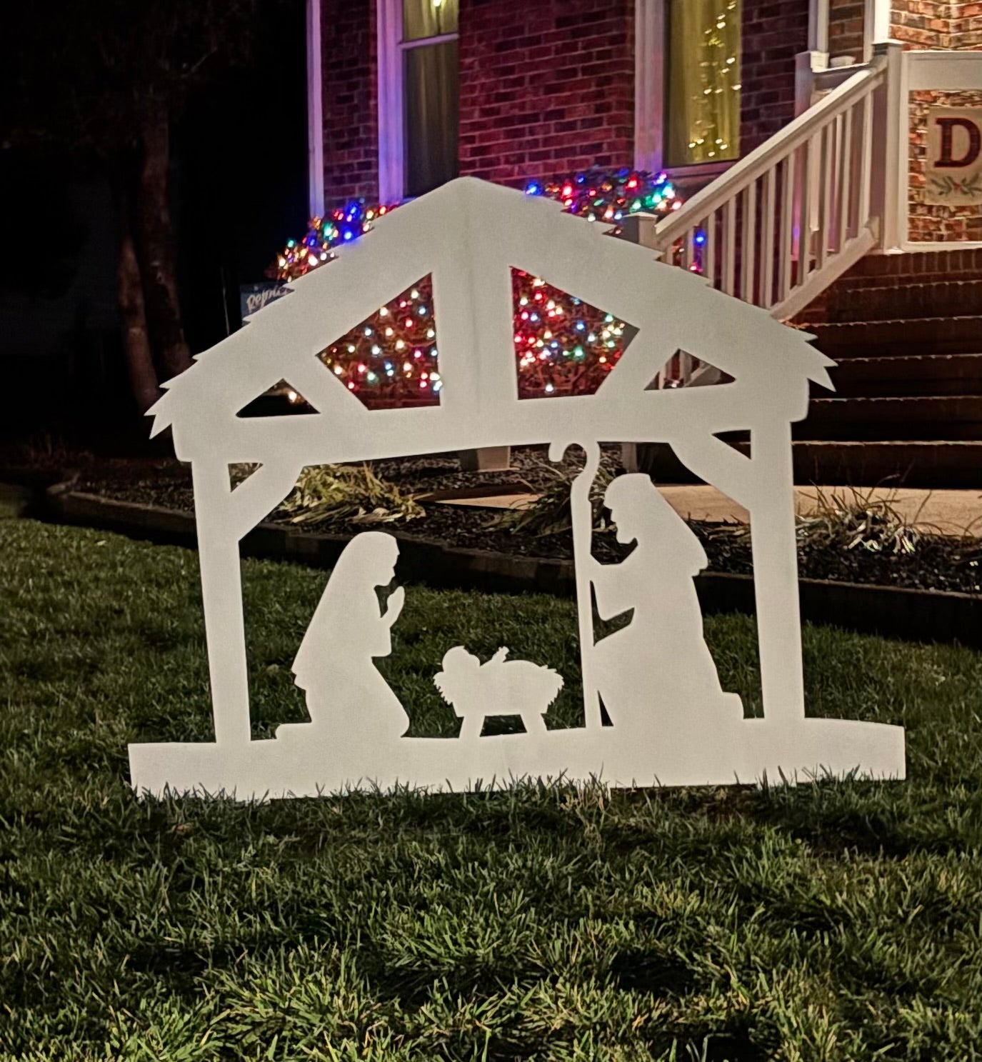 Nativity Yard Ornament